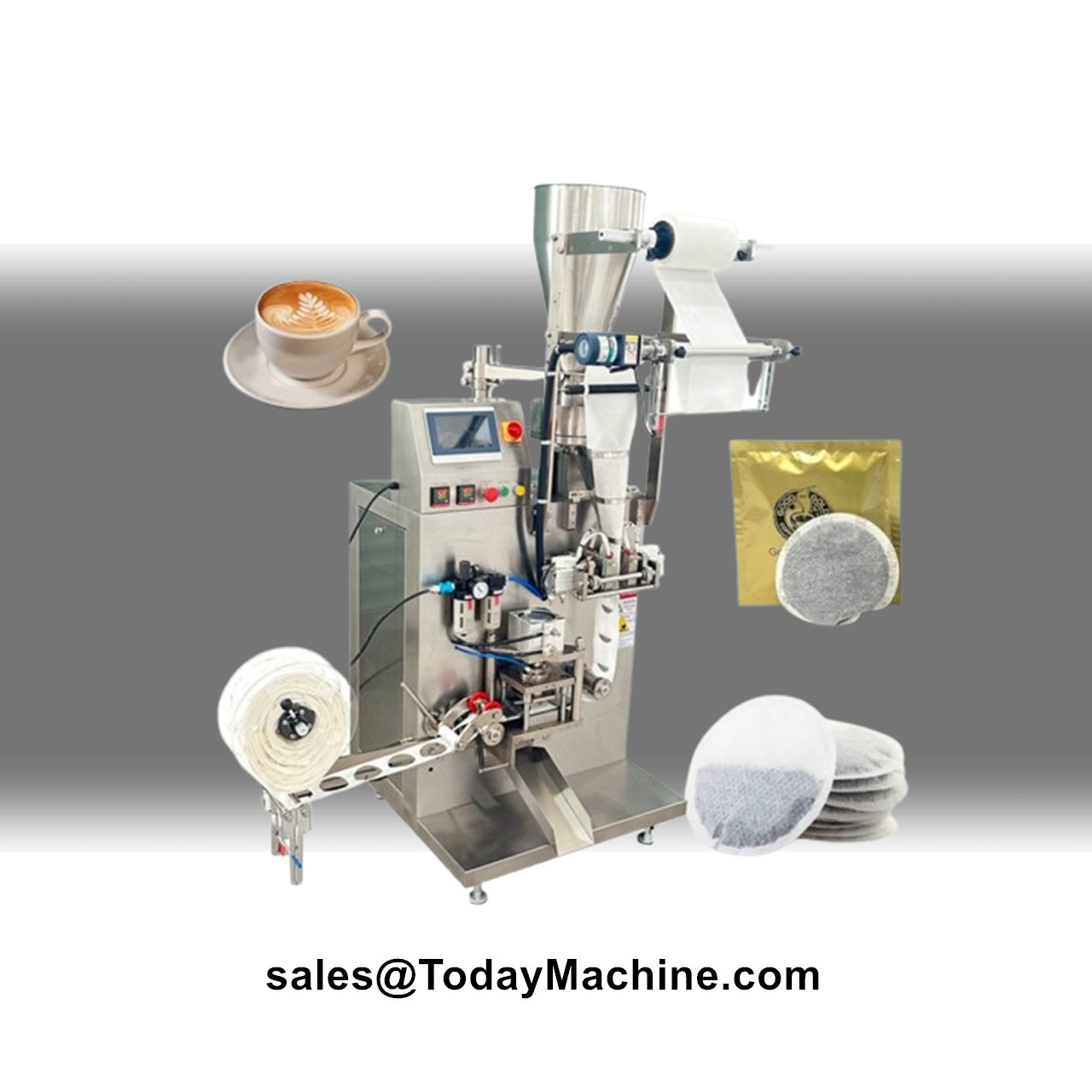 Coffee Tea & Company - Automatic Filter Paper Tea Bag Round