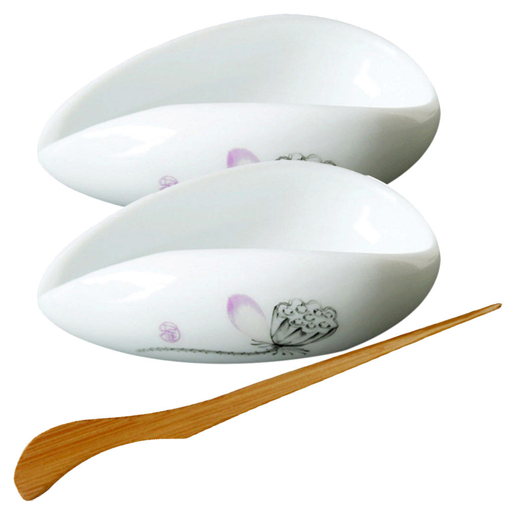 Coffee Bean And Tea Leaf - Porcelain Tea Vessel Coffee Bean Weighing