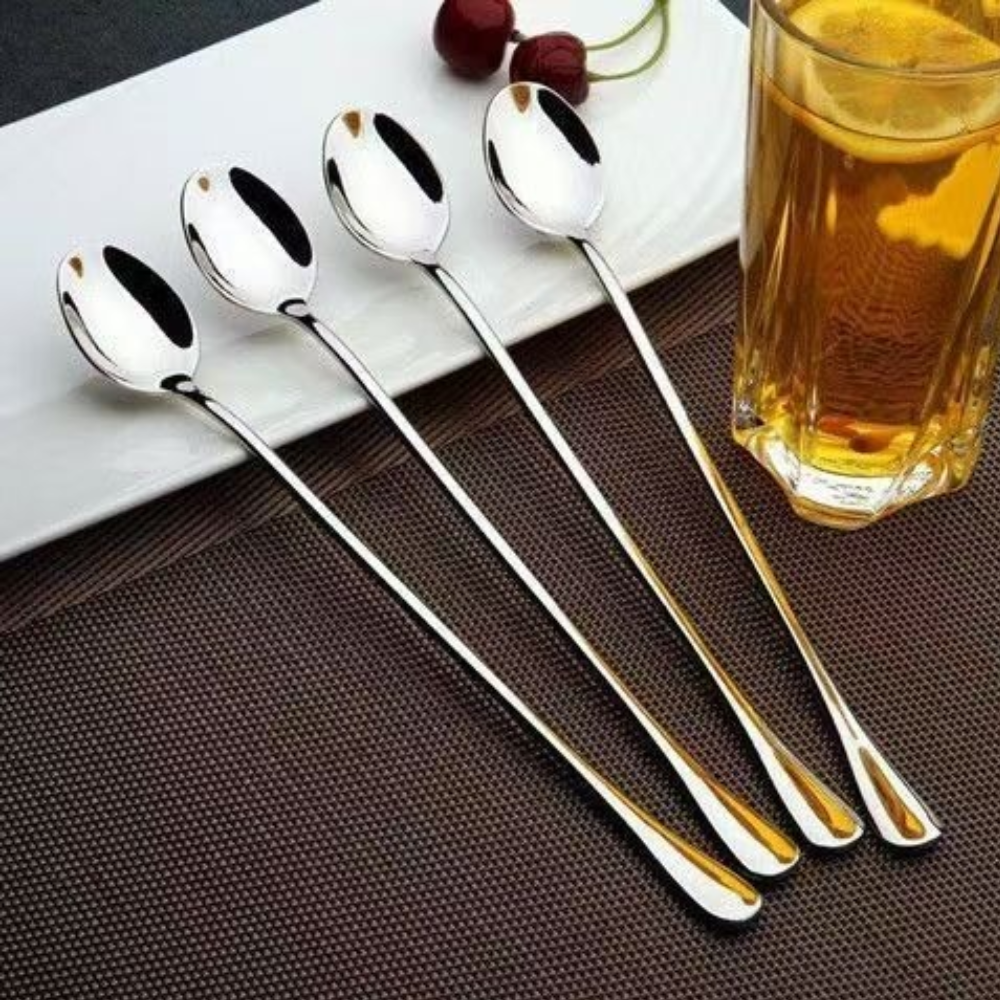 Coffee & Tea Phúc Long - 6PCS 20cm Long-handled spoon, stainless steel