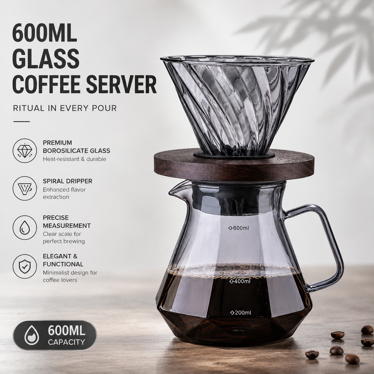 Coffee Tea Mugs - Magpie Glass Coffee Pot For V60