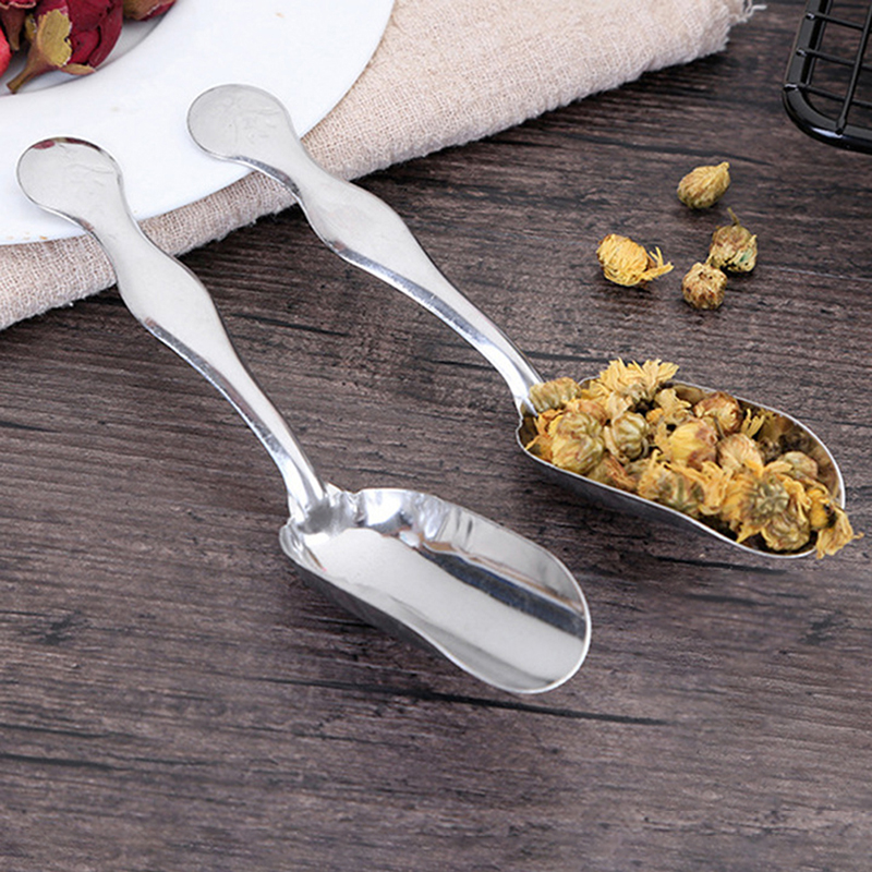 Coffee Bean And Tea Leaf - Stainless Steel Measuring Shovel Spoon Vintage