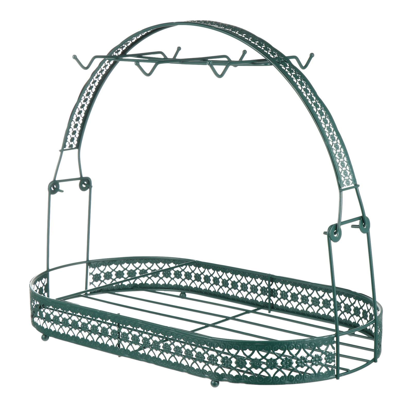 Coffee Tea Holder - Handcrafted Wrought Iron Coffee Tea Set