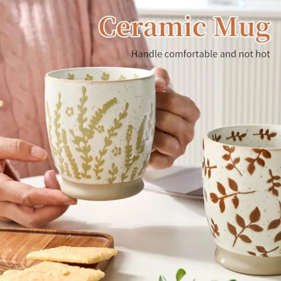 Ceramic Coffee Mug with Colorf - Coffee Tea And Cocoa review and price