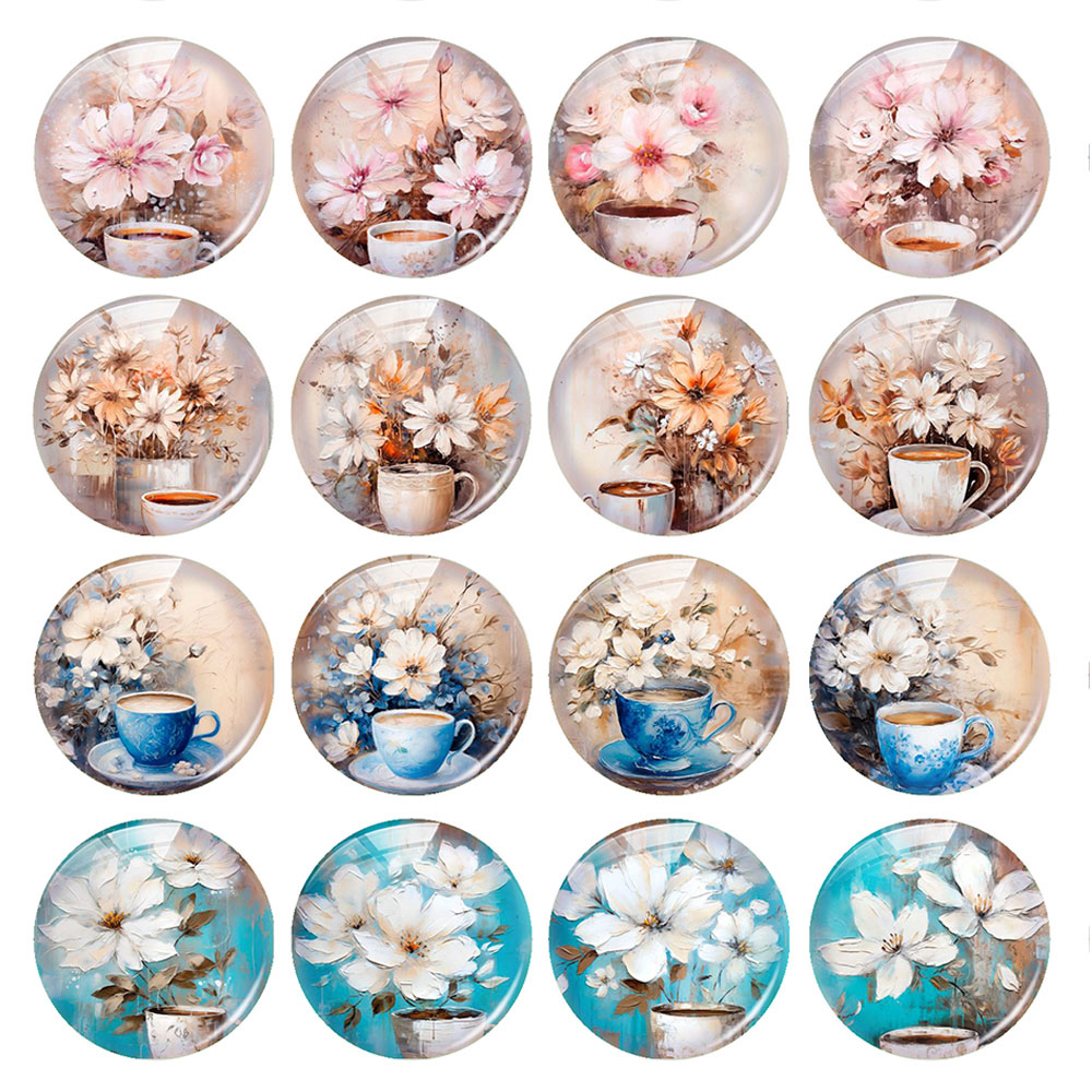 Random Mixed Round/Oval/Square - Coffee Tea Photos review and price
