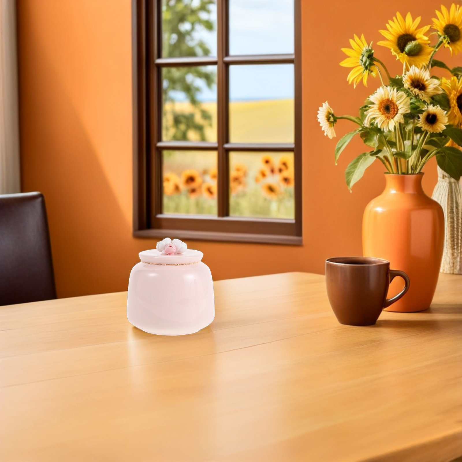 Ceramic Tea Jar Pink Porcelain - Coffee Bean And Tea Leaf review and price
