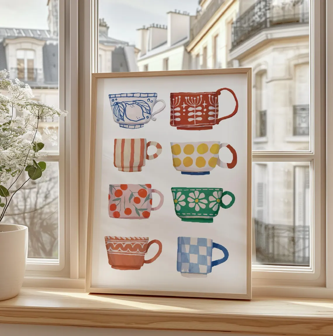 Tea Cup Print, Breakfast poste - Coffee Tea Poster review and price