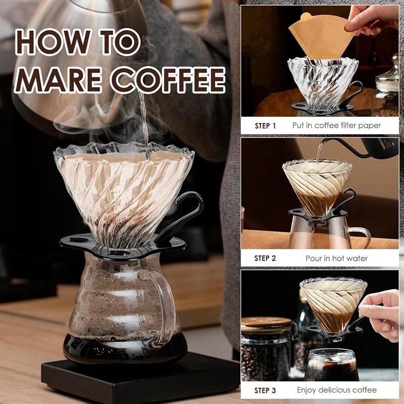 Pour over Coffee Dripper Coffe - Coffee & Tea Phúc Long review and price
