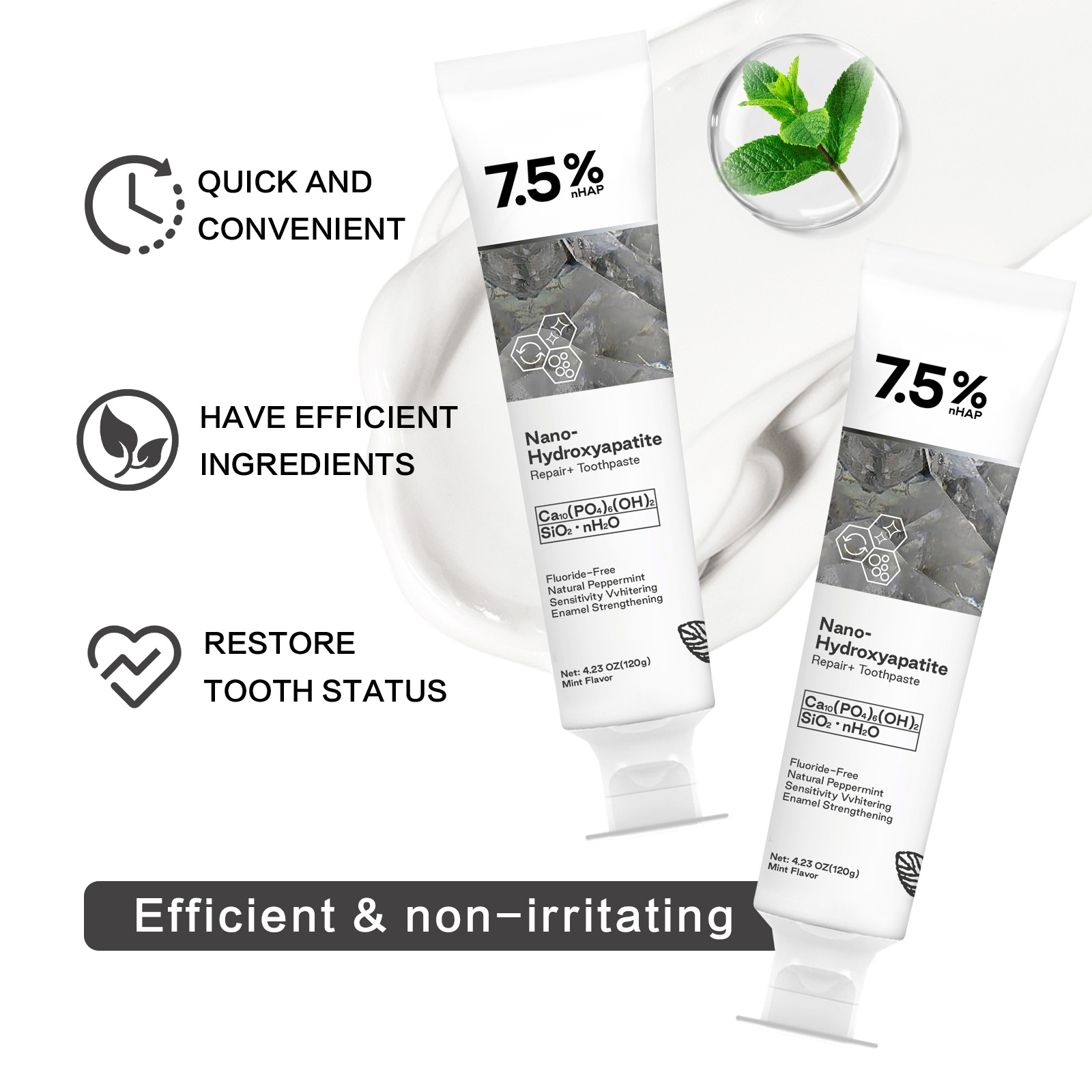 Nano Hydroxyapatite Toothpaste - Coffee Tea Unit review and price