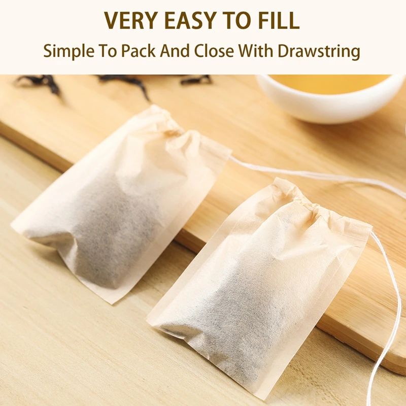 100Pcs Teabags with Drawstring - Coffee Bean And Tea Leaf review and price