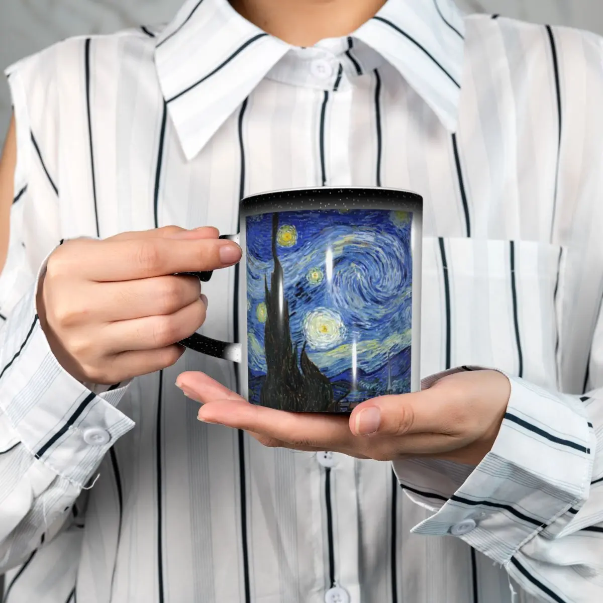 Van Gogh Mug Funny Ceramic Cof - Coffee Tea Van review and price