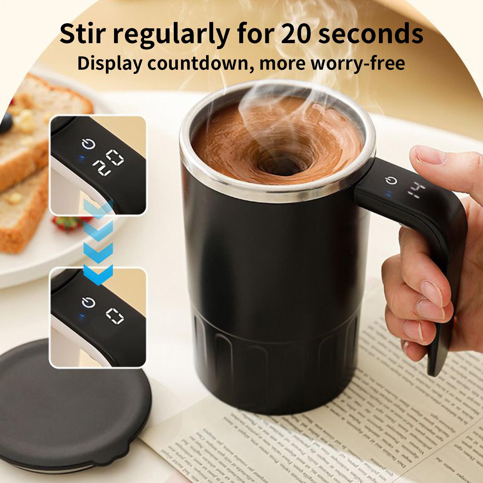 380ml Self Stirring Coffee Mug - Coffee Tea And Cocoa review and price