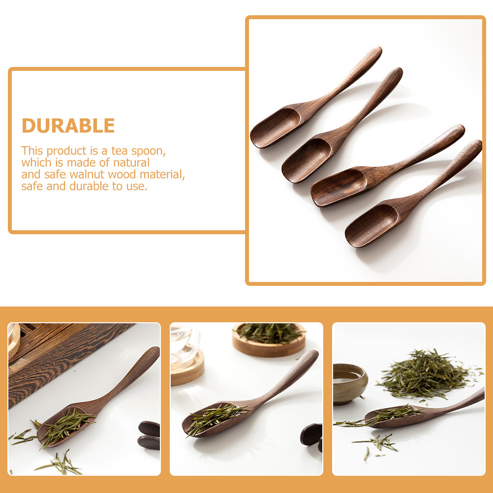Walnut Wood Tea Scoop Ergonomi - Coffee Bean And Tea Leaf review and price