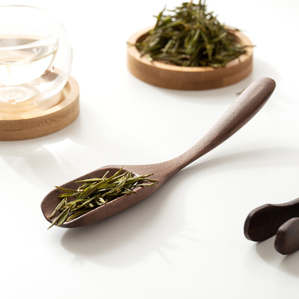 Walnut Wood Tea Scoop Ergonomi - Coffee Bean And Tea Leaf review and price