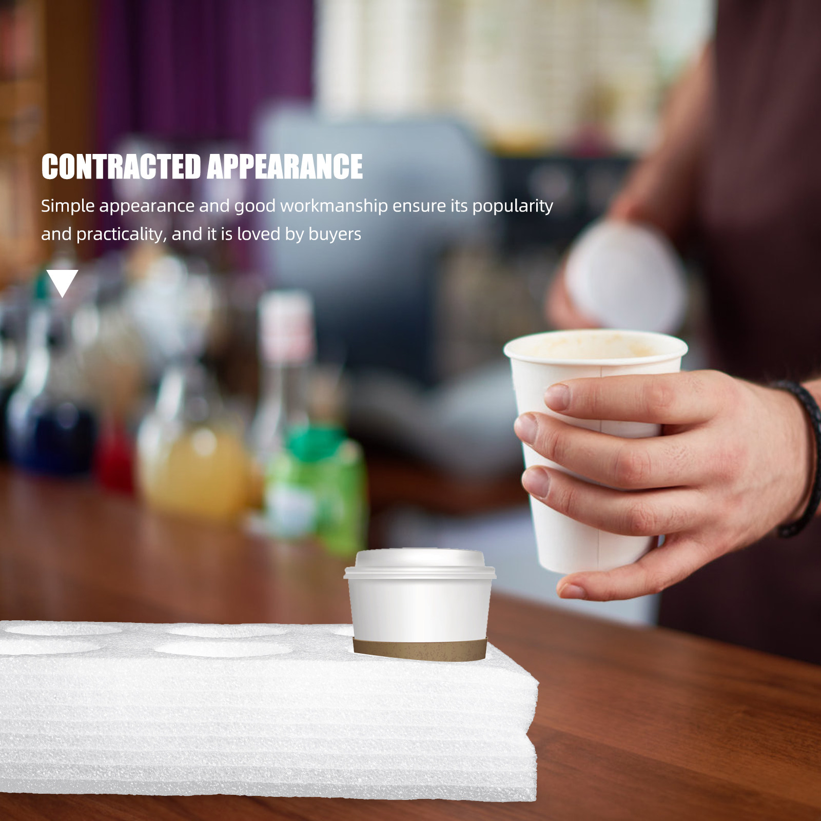 2Pcs Beverage Drink Carrier Tr - Coffee Tea Cup review and price