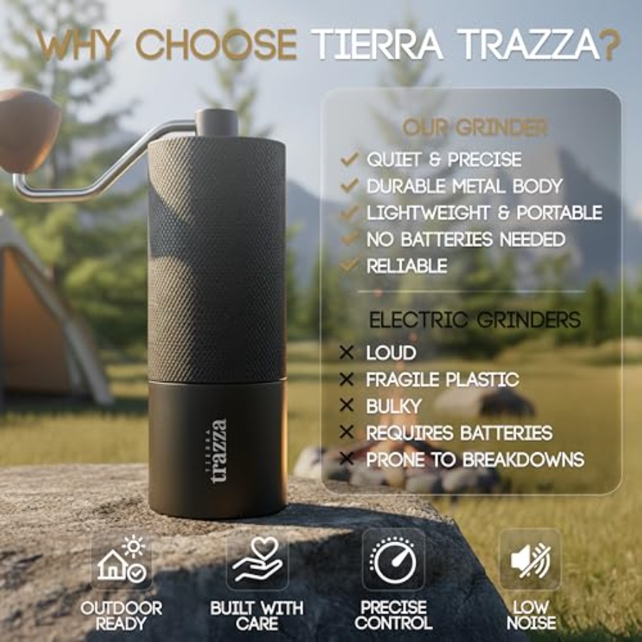 Manual Coffee Grinder, Conical - Coffee & Tea Phúc Long review and price