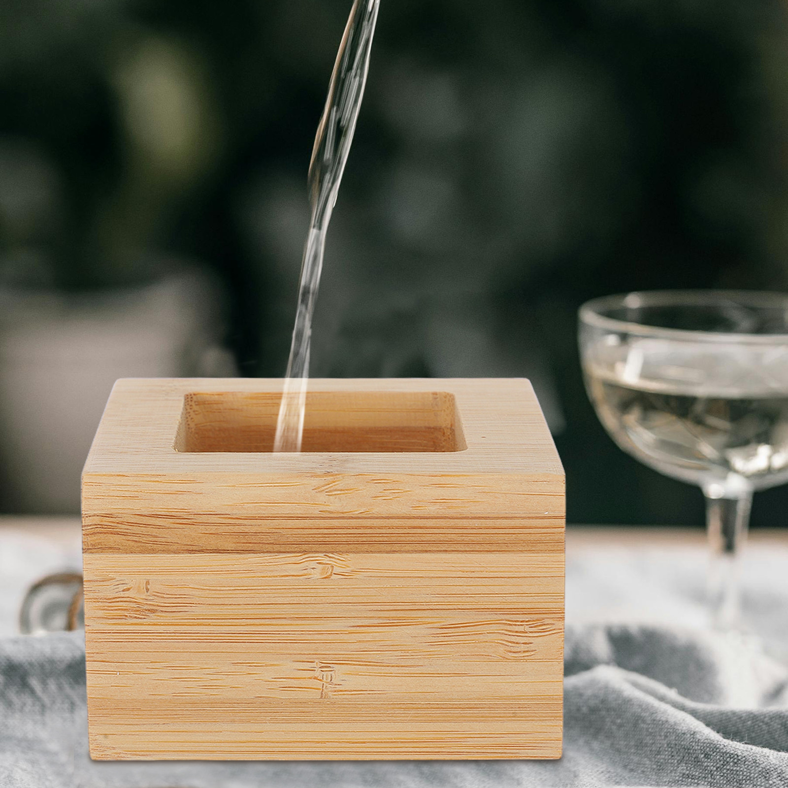 Japanese Square Wooden Sake Cu - Coffee Tea Cup review and price