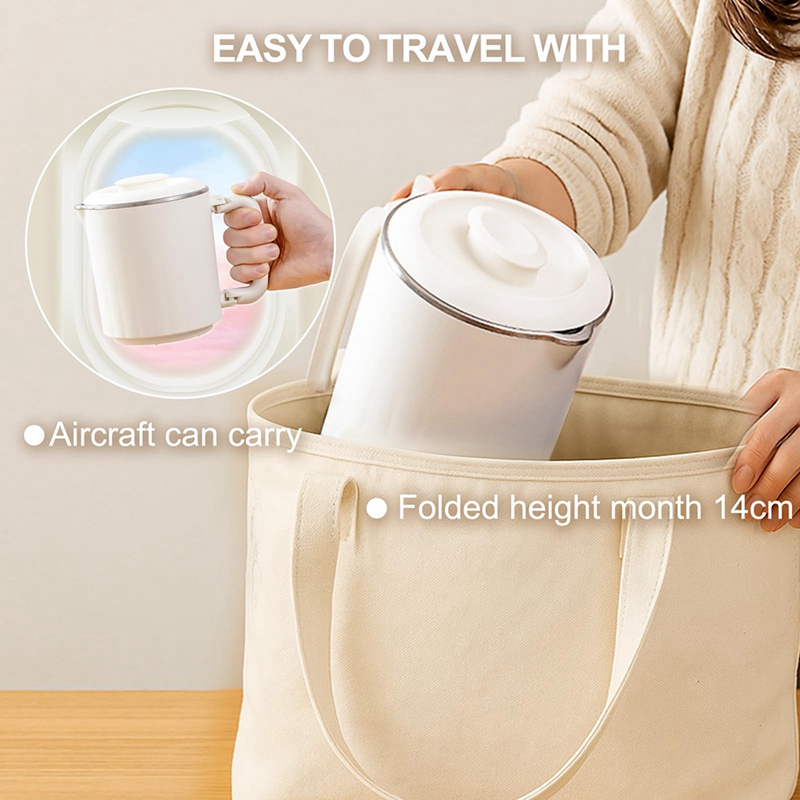 Travel Foldable Electric Kettl - Water Tea And Coffee review and price
