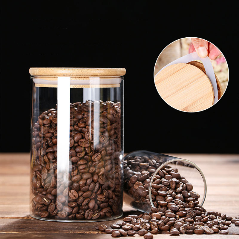 Glass Food Storage Jars with A - Coffee Bean And Tea Leaf review and price