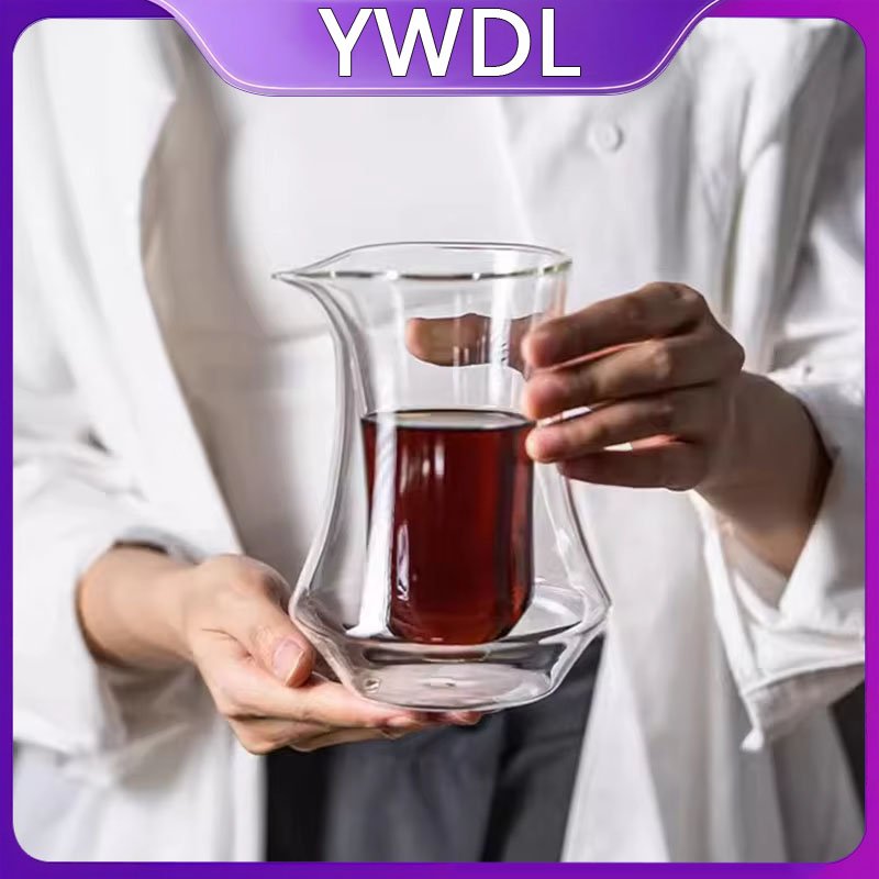 YWDL 300ml Double-layer Glass  - Coffee Tea Mugs review and price