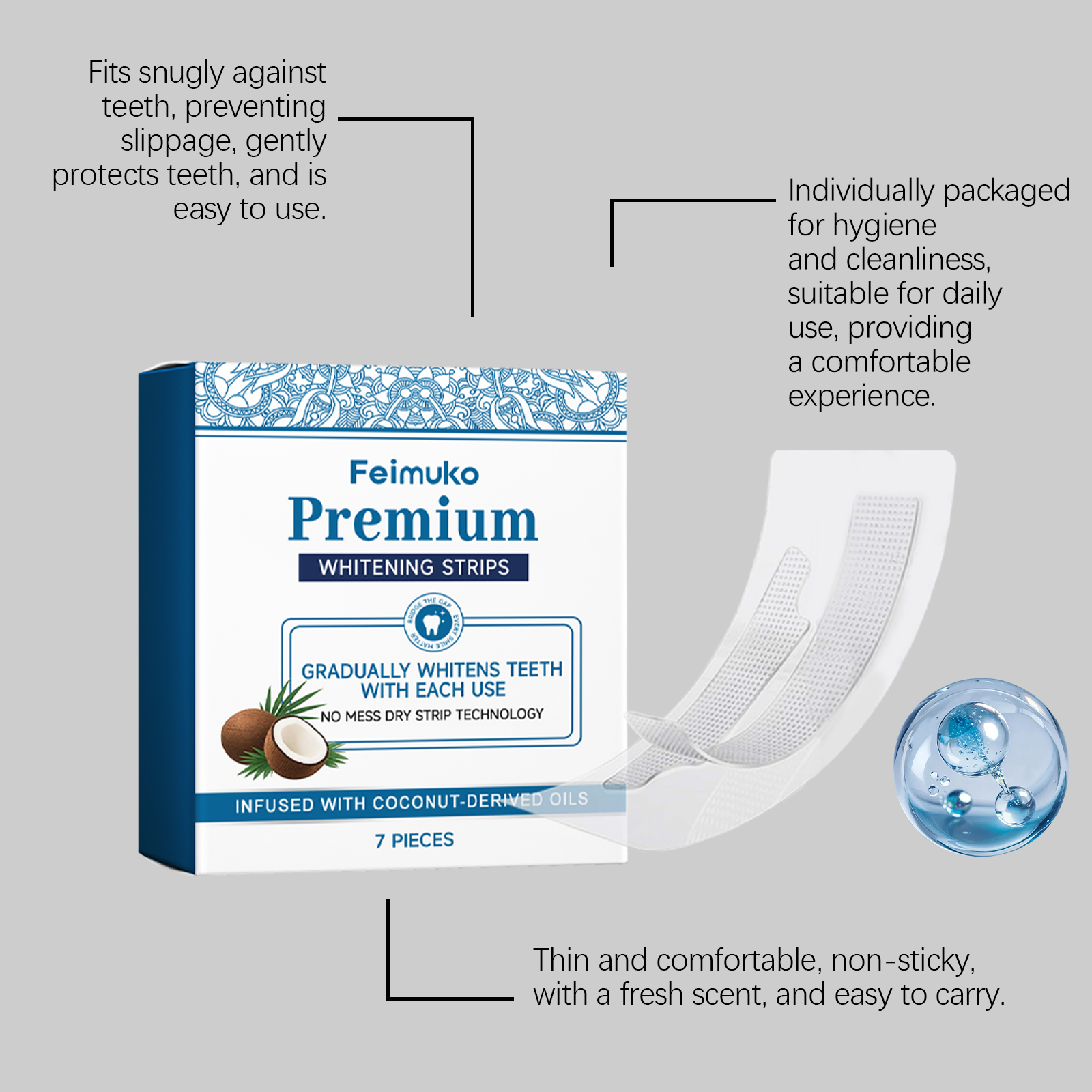 Teeth Stains Removal Strips De - Coffee Tea Unit review and price