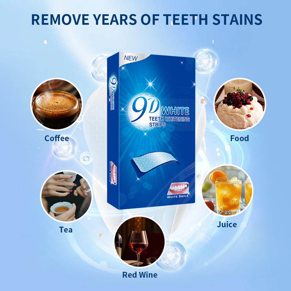 9D White Teeth Whitening Strip - Coffee Tea Unit review and price