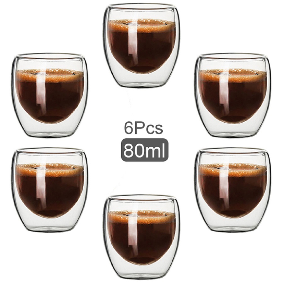 Double Walled Glass Coffee Mug - Coffee Tea And Cocoa review and price
