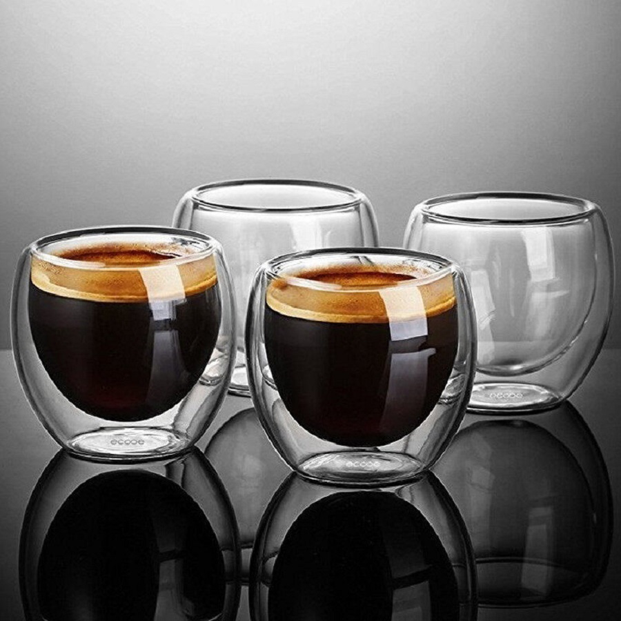 Double Walled Glass Coffee Mug - Coffee Tea And Cocoa review and price