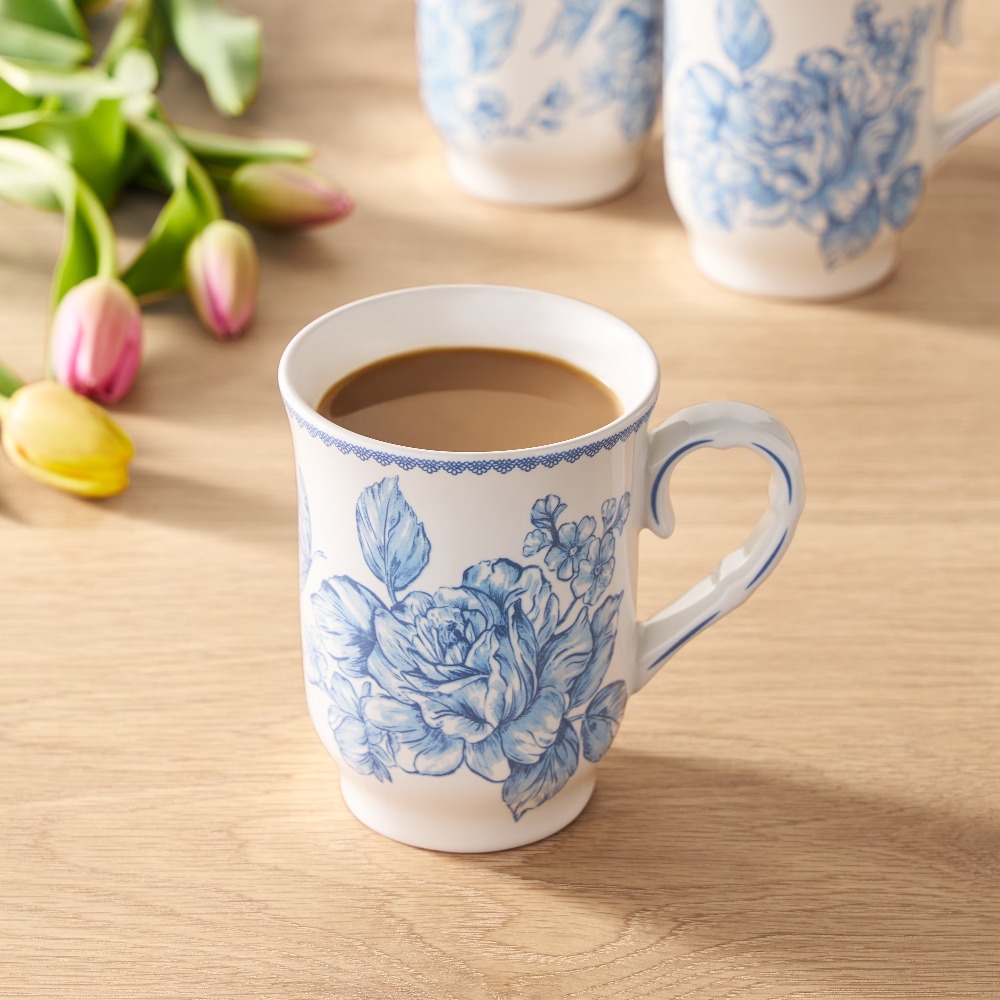Elegant Blue Stoneware Coffee  - Coffee Tea And Cocoa review and price