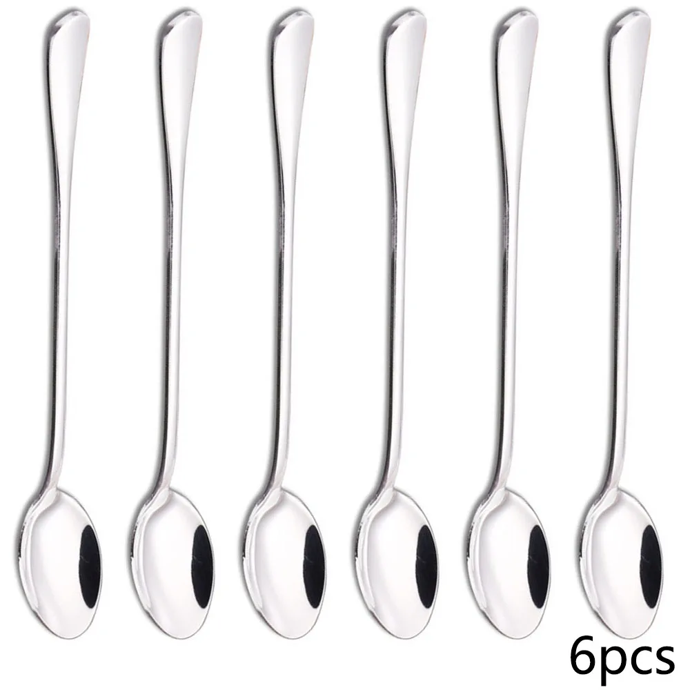 6PCS 20cm Long-handled spoon,  - Coffee & Tea Phúc Long review and price