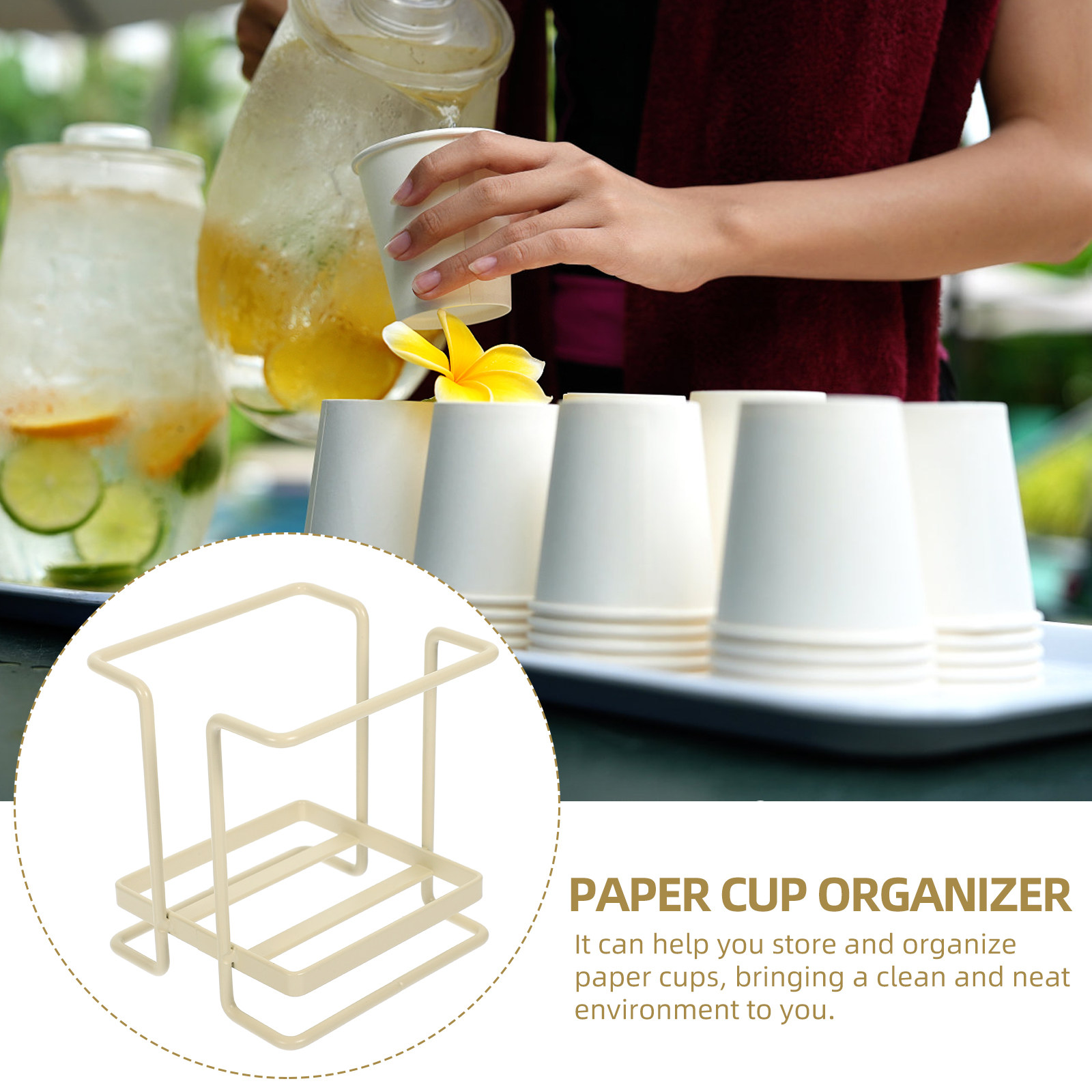 Space Saving Iron Paper Cup Ho - Coffee Tea Cup review and price