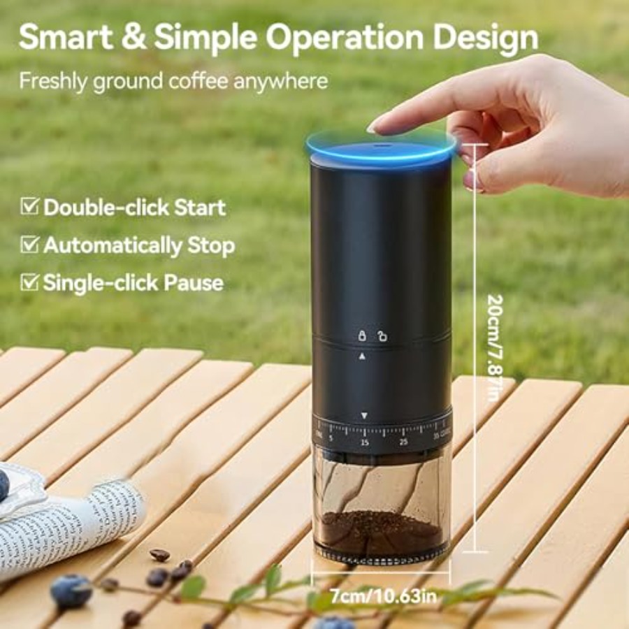 Portable Electric Coffee Grind - Coffee & Tea Phúc Long review and price