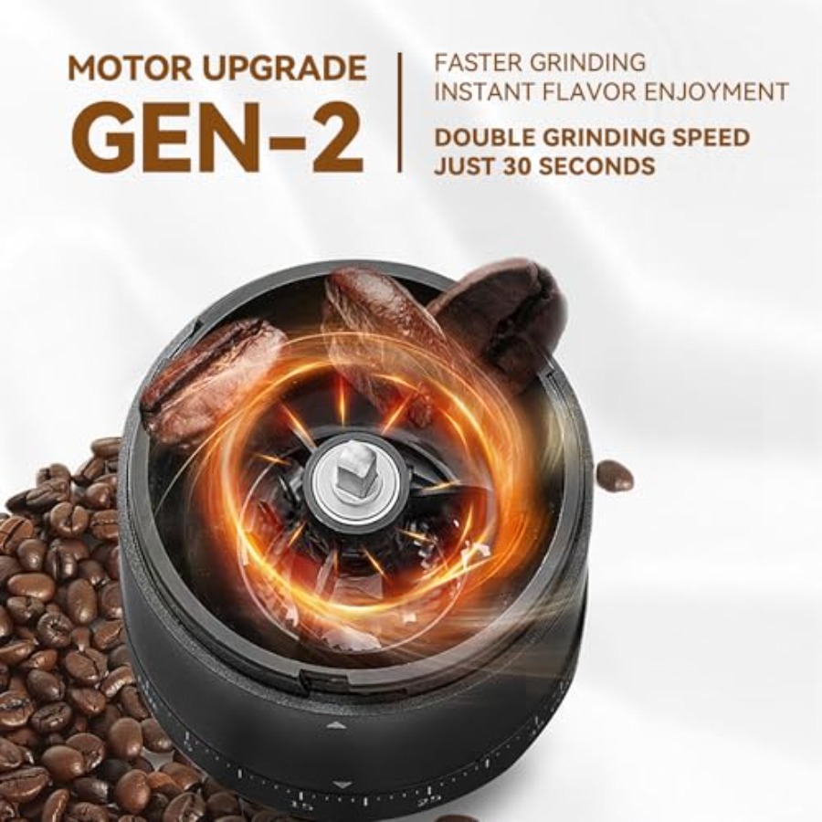 Portable Electric Coffee Grind - Coffee & Tea Phúc Long review and price