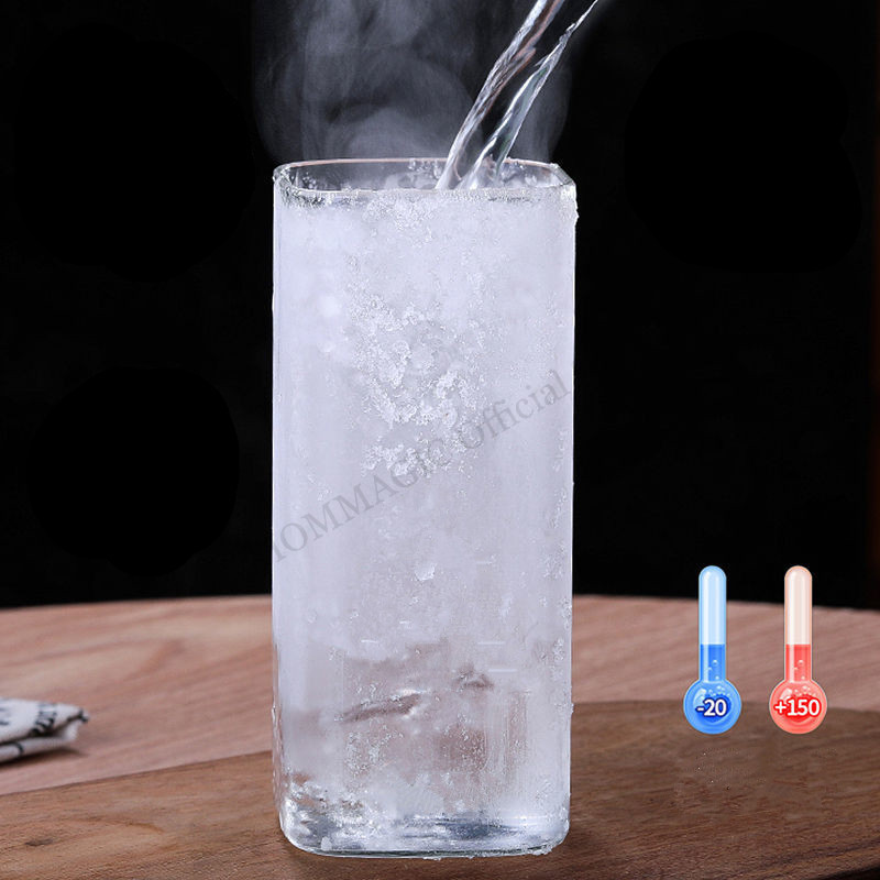 6/4/2/1Pcs Square Glass Cup Co - Water Tea And Coffee review and price