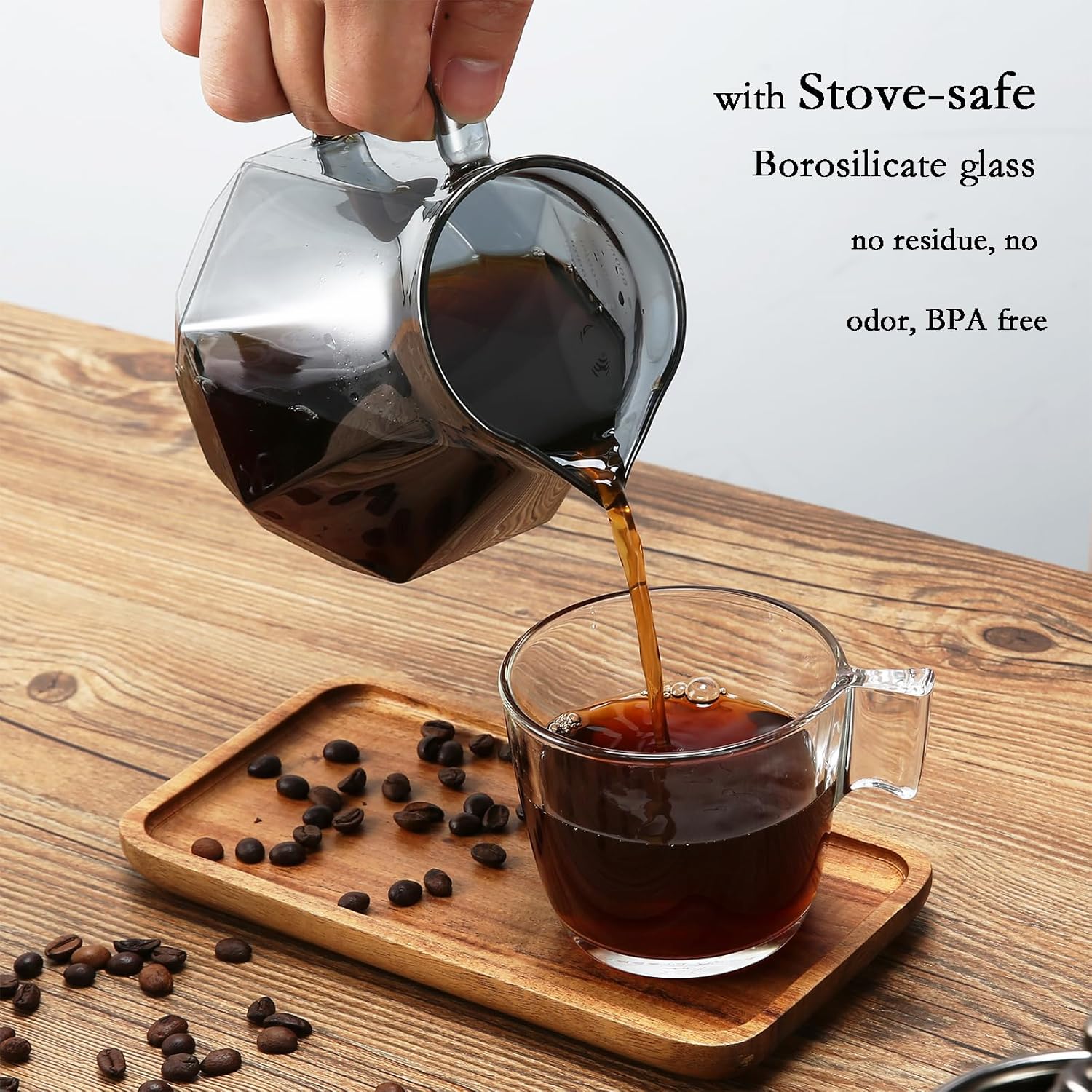Magpie Glass Coffee Pot For V6 - Coffee Tea Mugs review and price
