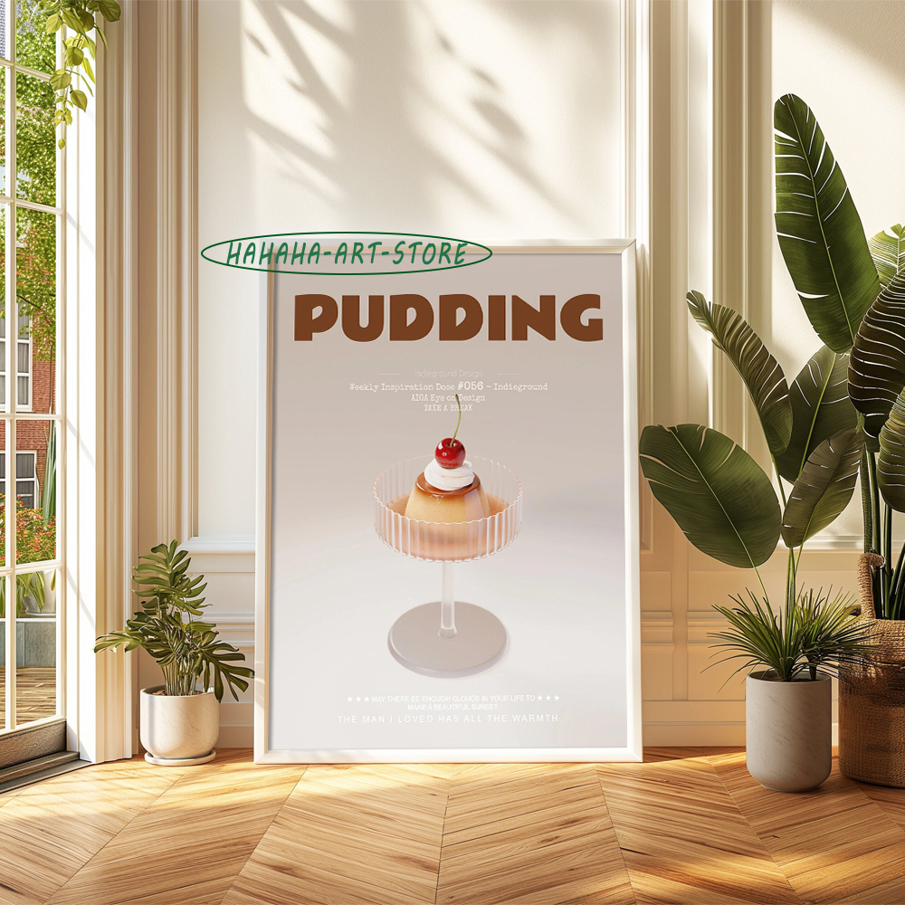 Pudding Dessert Afternoon Tea  - Coffee Tea Poster review and price