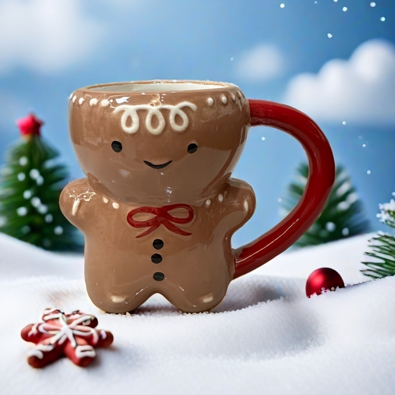 Gingerbread Man Ceramic Mug, C - Coffee Tea And Cocoa review and price