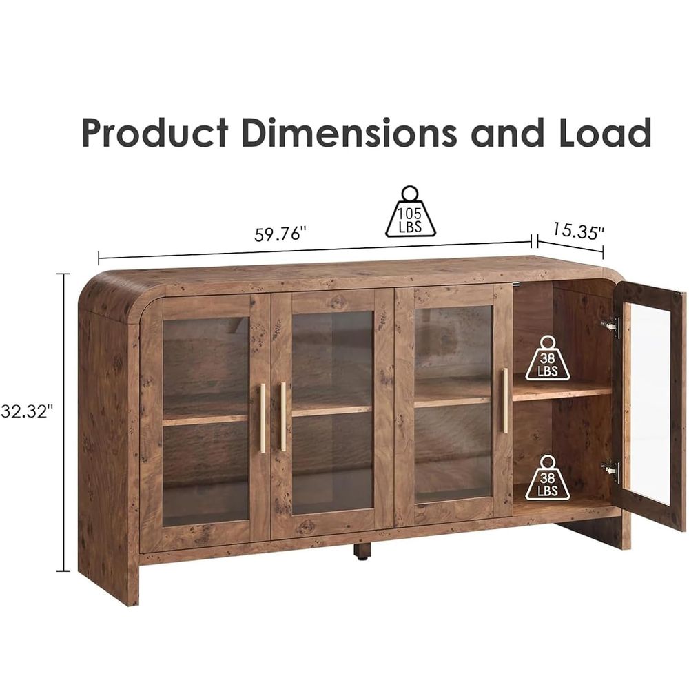 Sideboard Buffet Cabinet with  - Coffee & Tea Phúc Long review and price