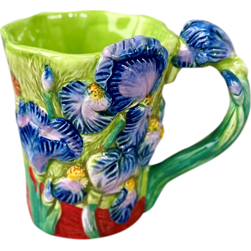 Creative Blue Floral Ceramic C - Coffee Tea Van review and price