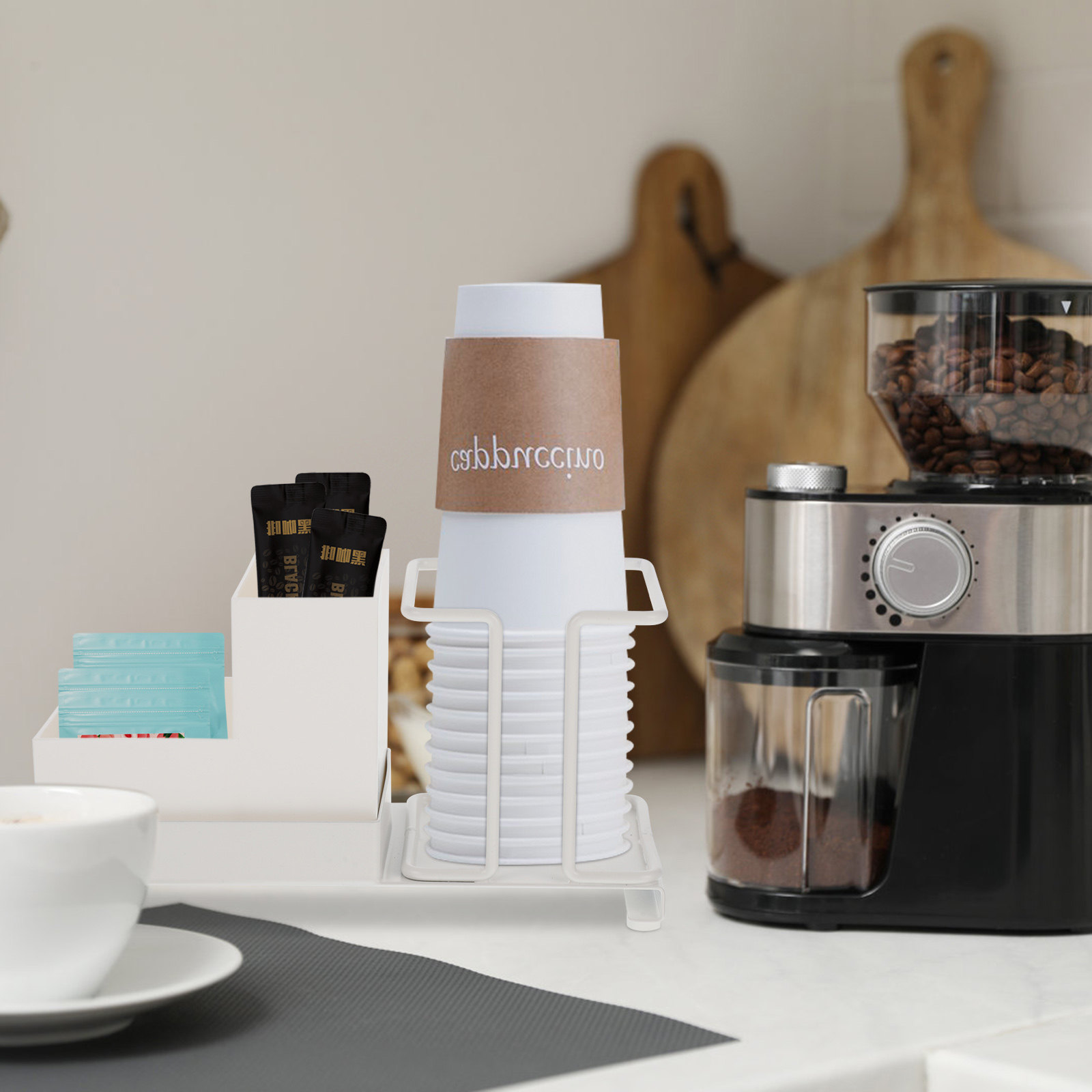 Coffee Bar Organizer Disposabl - Coffee Tea Holder review and price