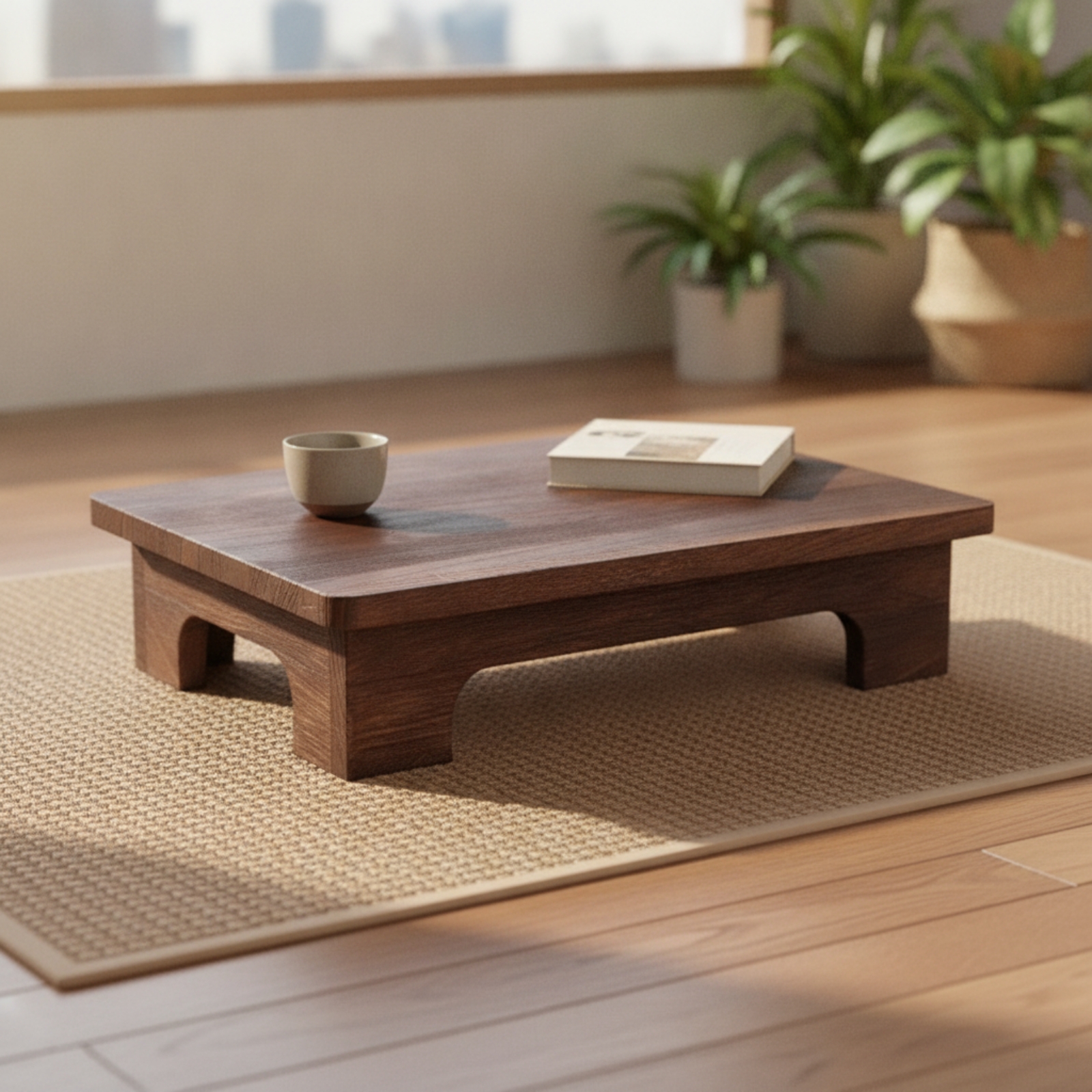 Japanese Tea Table Solid Wood  - Coffee Tea Nook review and price