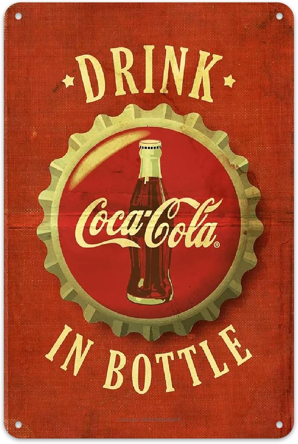 Vintage Coca Metal Wall Art -  - Coffee Tea Poster review and price