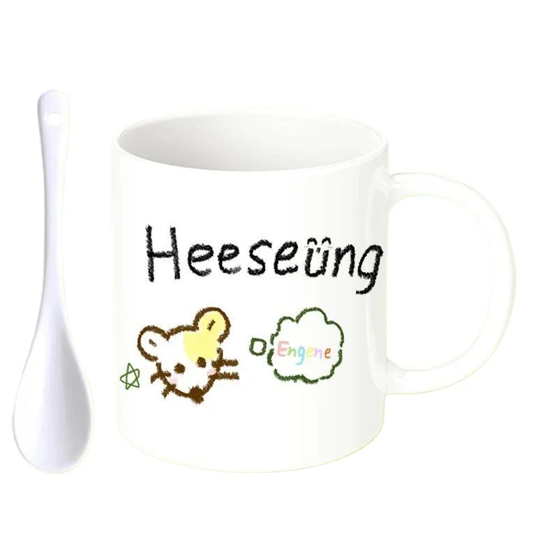 ENHYPENED Lovely Cartoon Perip - Coffee Tea Cup review and price